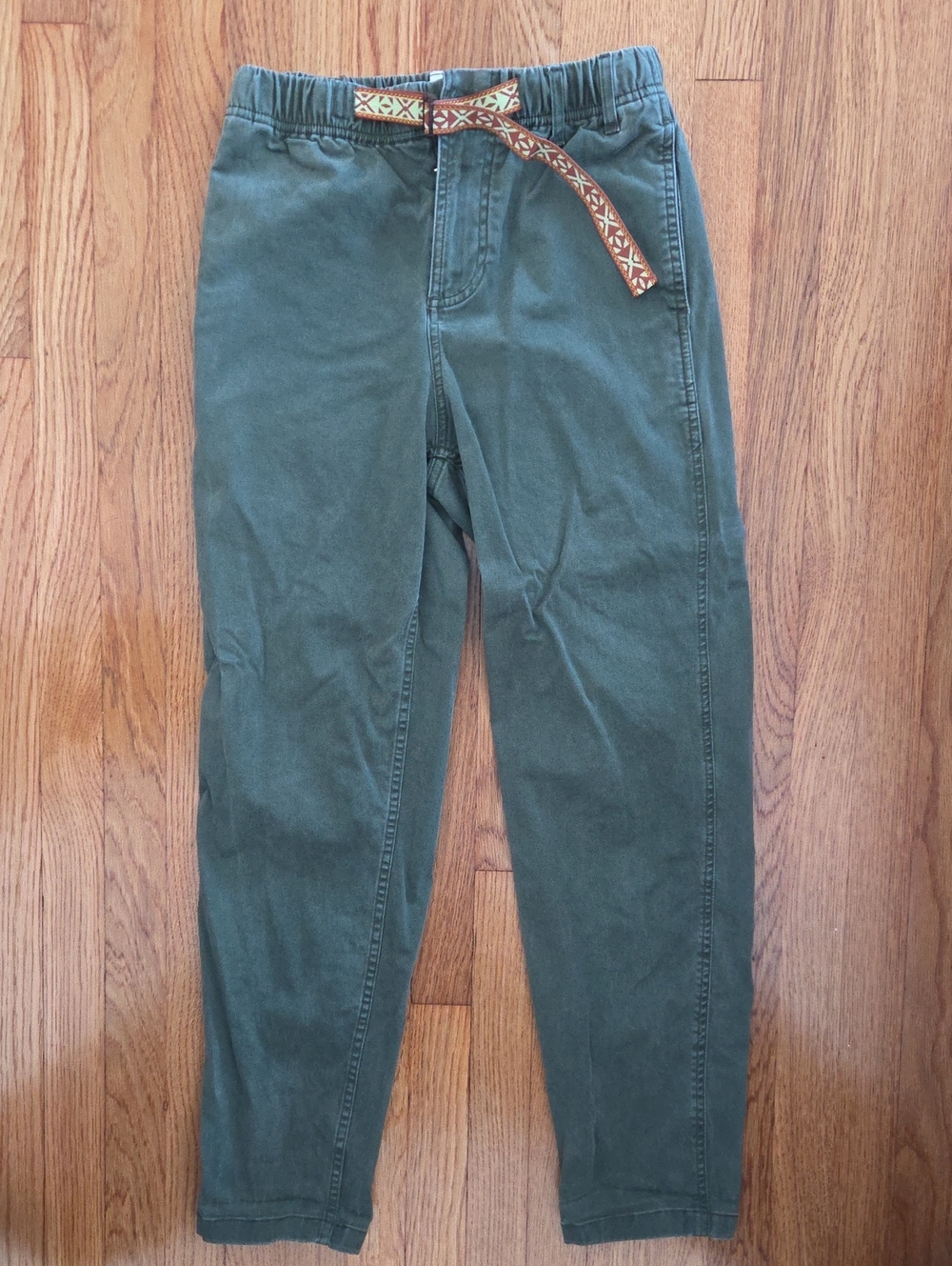Straight Leg Women's Pants in Forest Green - Comfortable Everyday Style